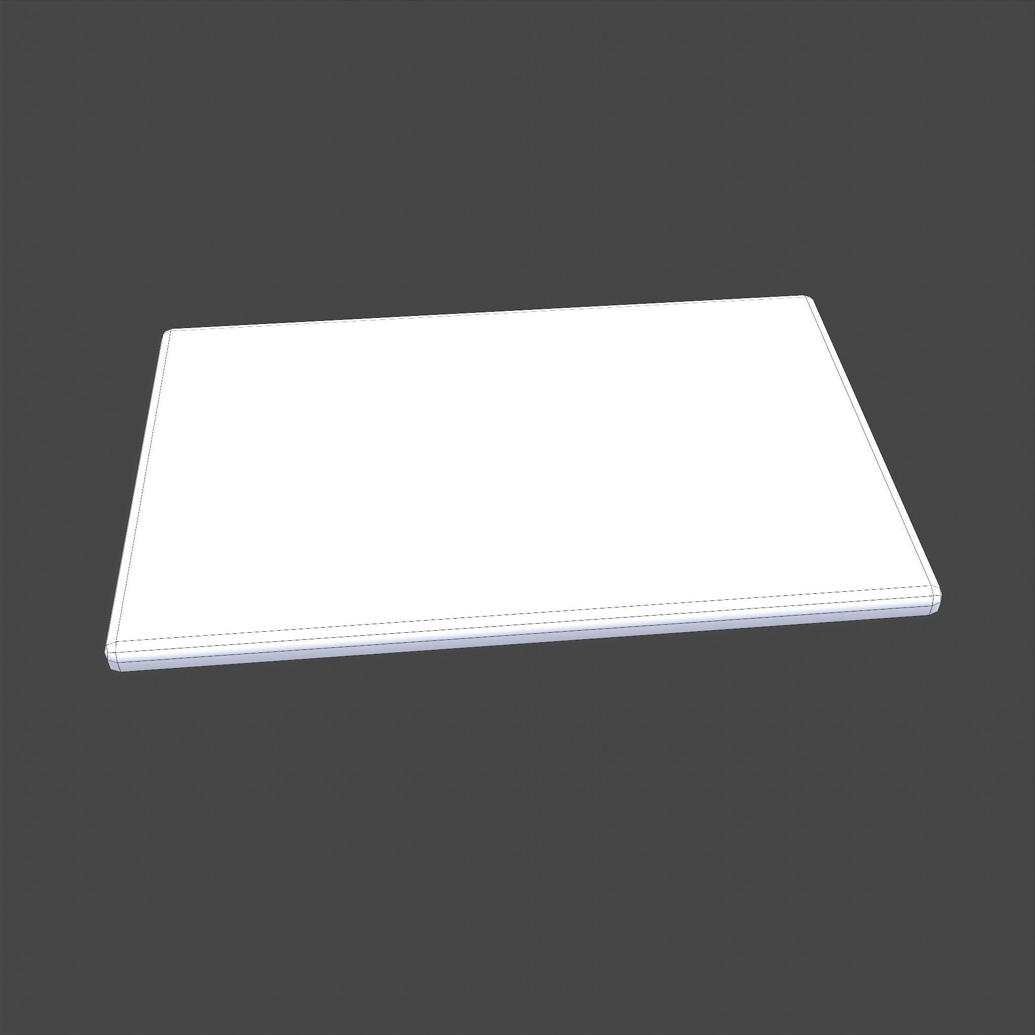 Happy Halloween Ghosts Decorative Mat Low-poly 3D model_14