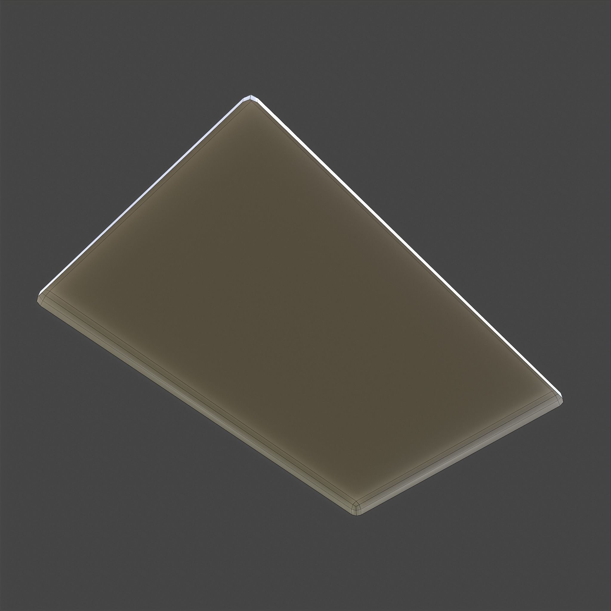 Happy Halloween Ghosts Decorative Mat Low-poly 3D model_22