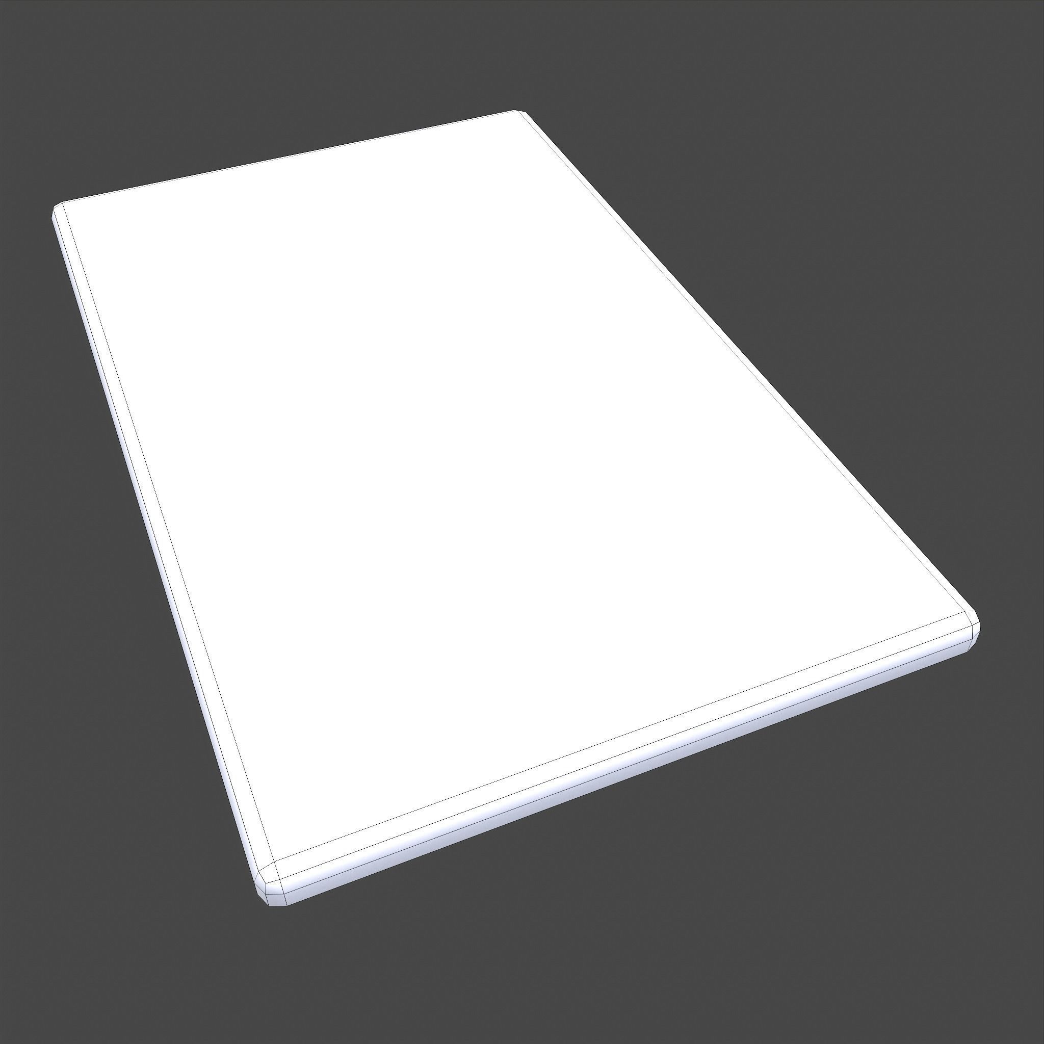 Happy Halloween Ghosts Decorative Mat Low-poly 3D model_25