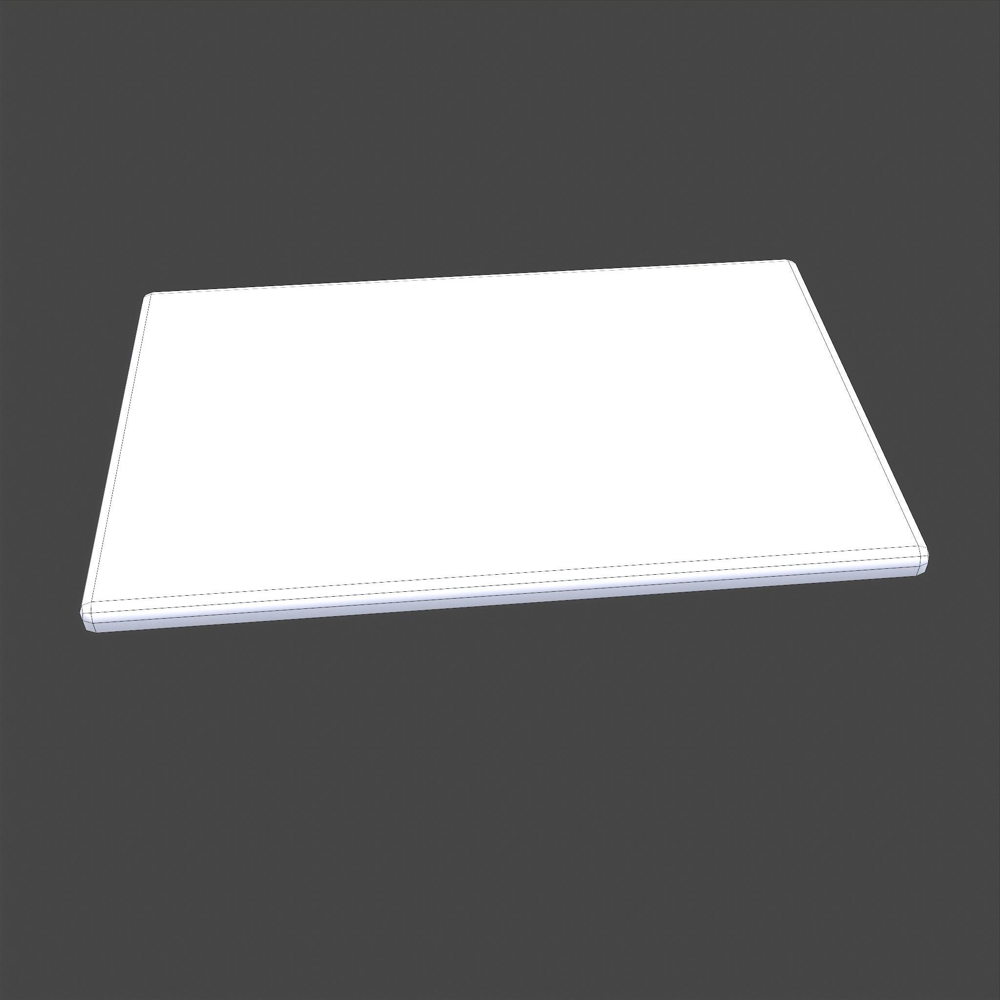 Happy Halloween Ghosts Decorative Mat Low-poly 3D model_21