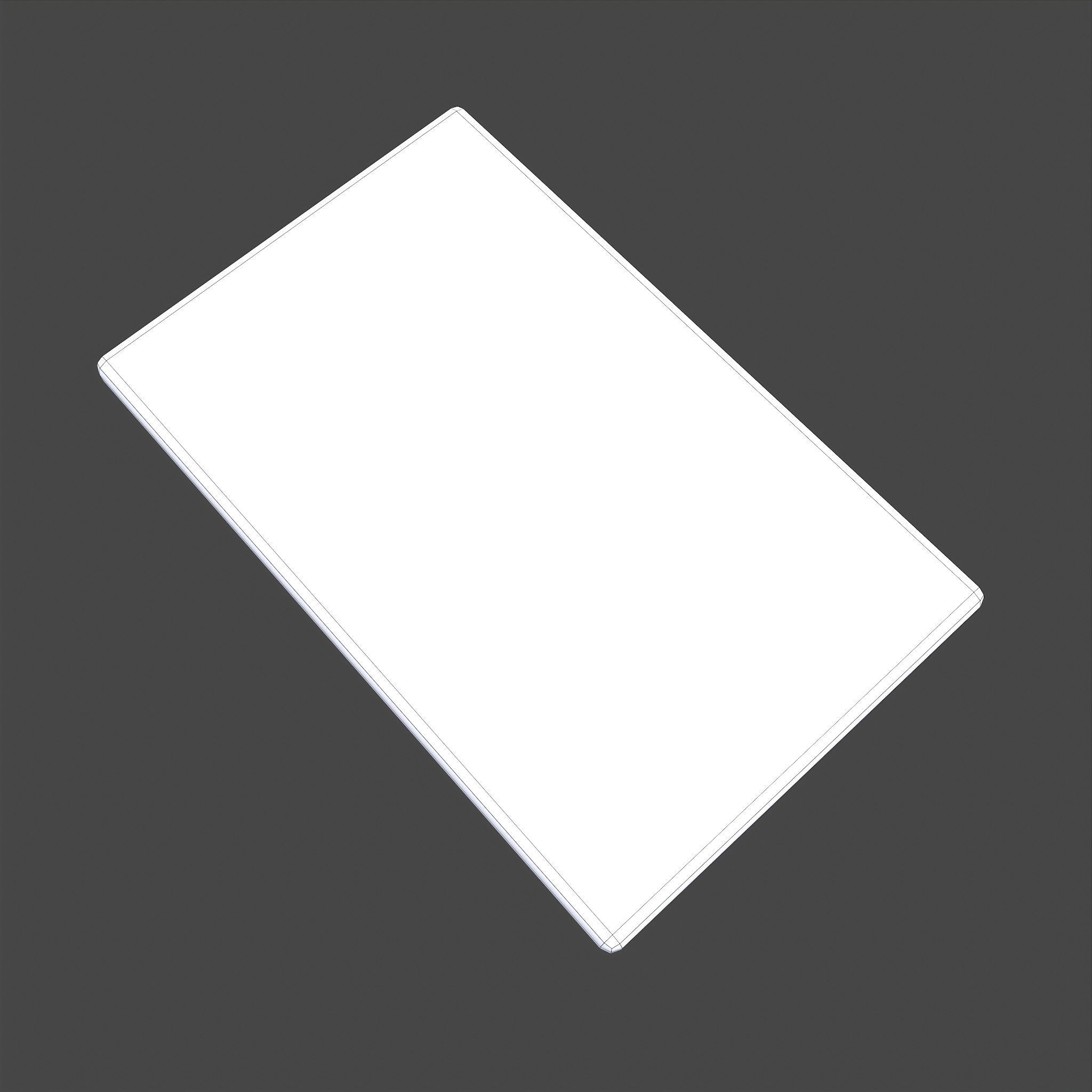 Happy Halloween Ghosts Decorative Mat Low-poly 3D model_12