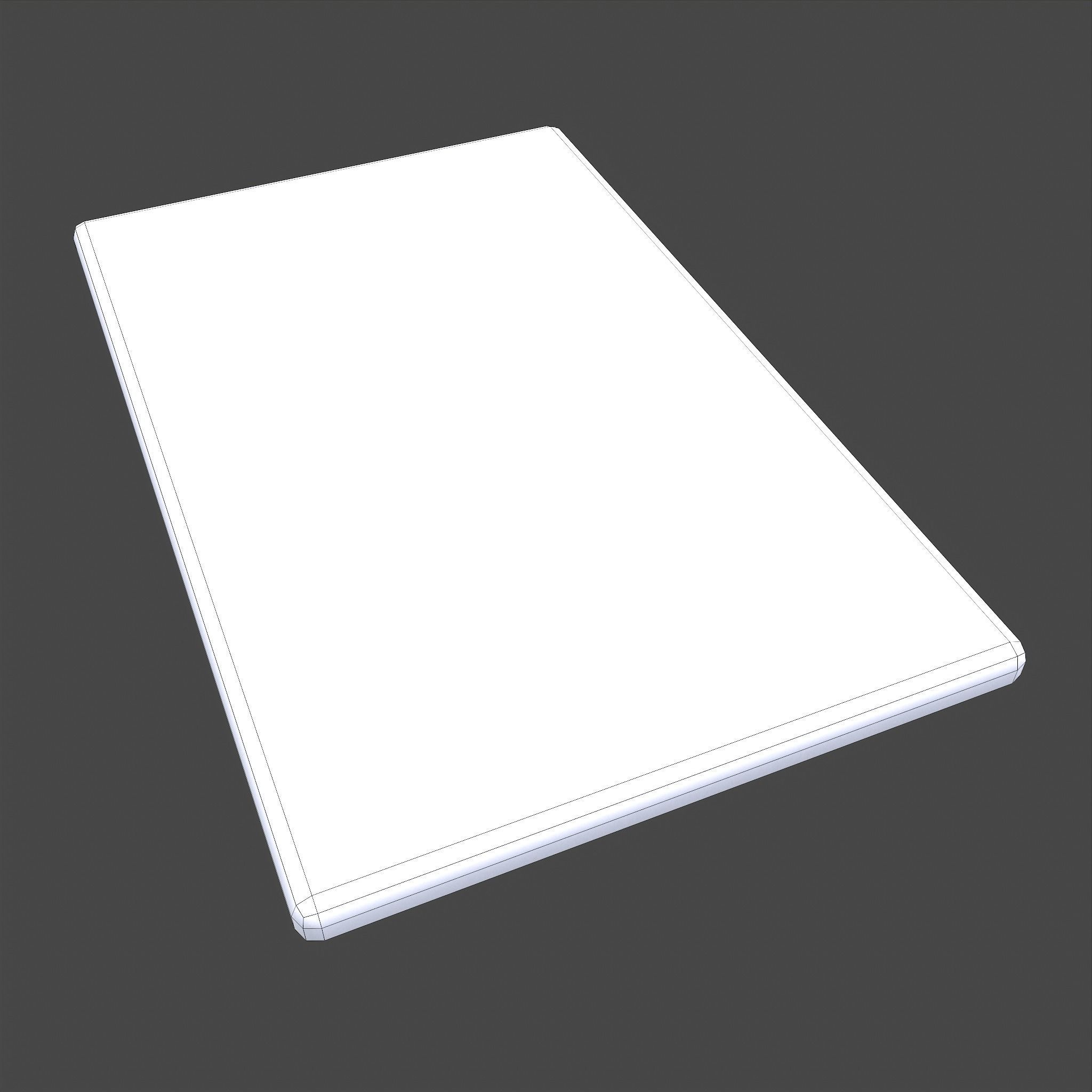 Happy Halloween Ghosts Decorative Mat Low-poly 3D model_19