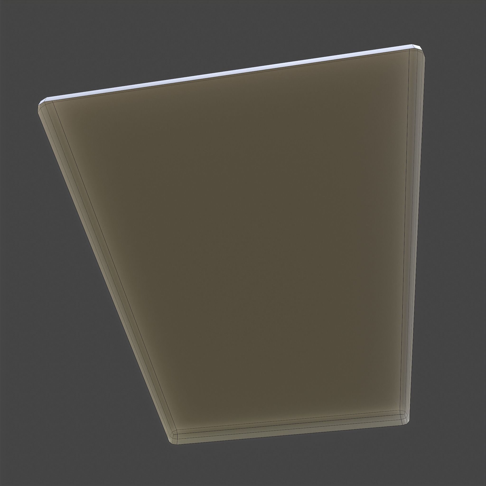 Happy Halloween Ghosts Decorative Mat Low-poly 3D model_26