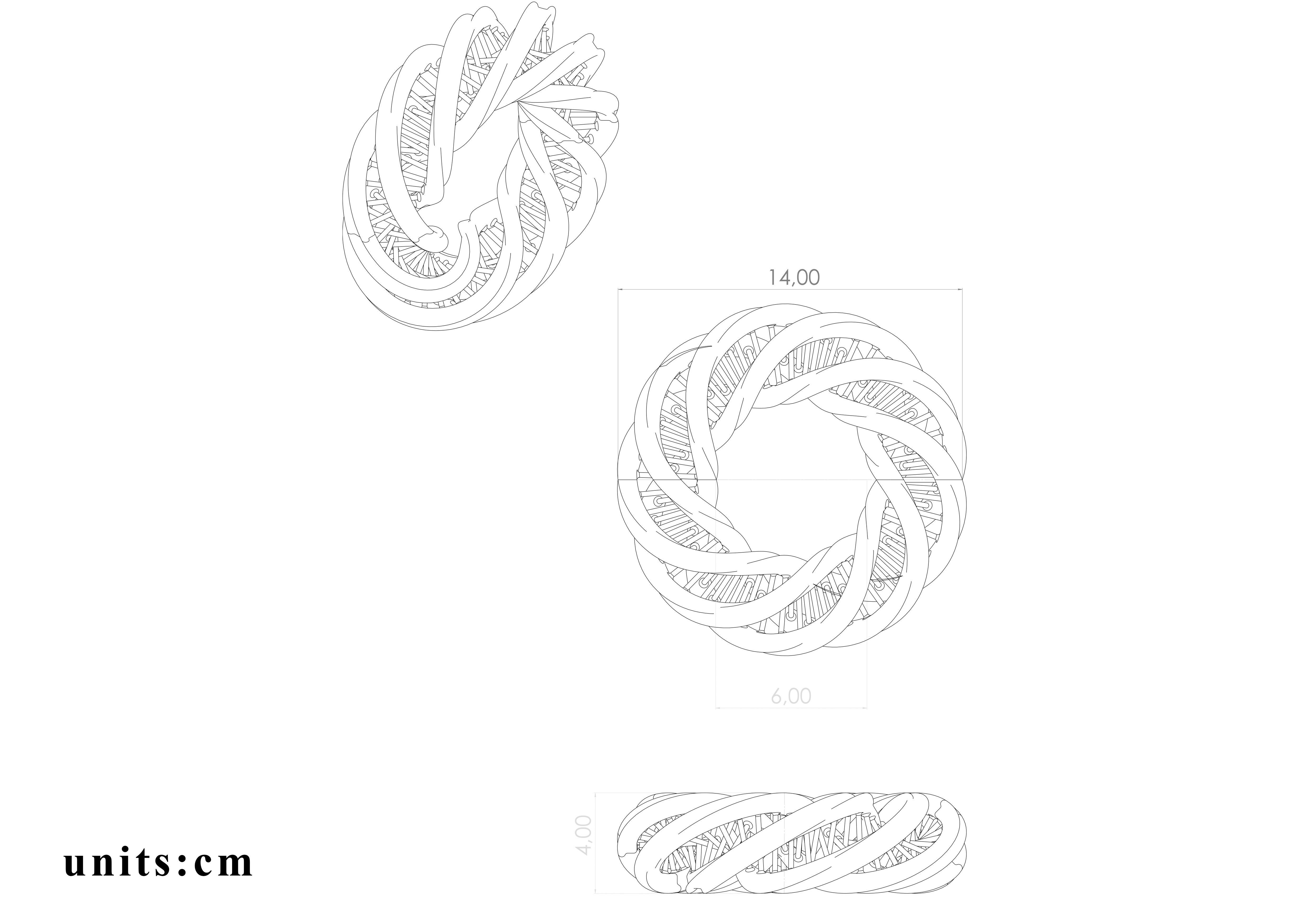 zilian spiral dna ring 3D print model_6