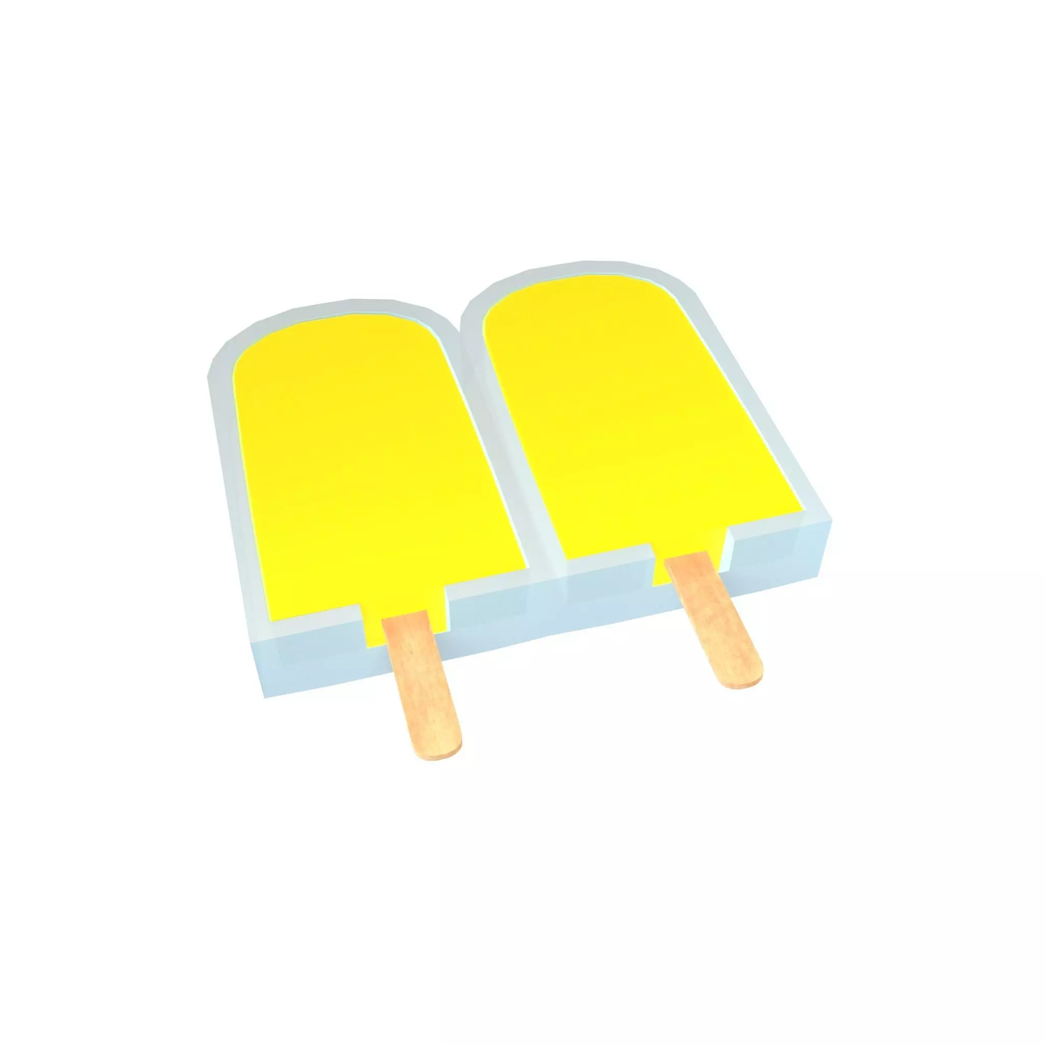 Ice Lolly With Mold v1 005 Low-poly 3D model_0
