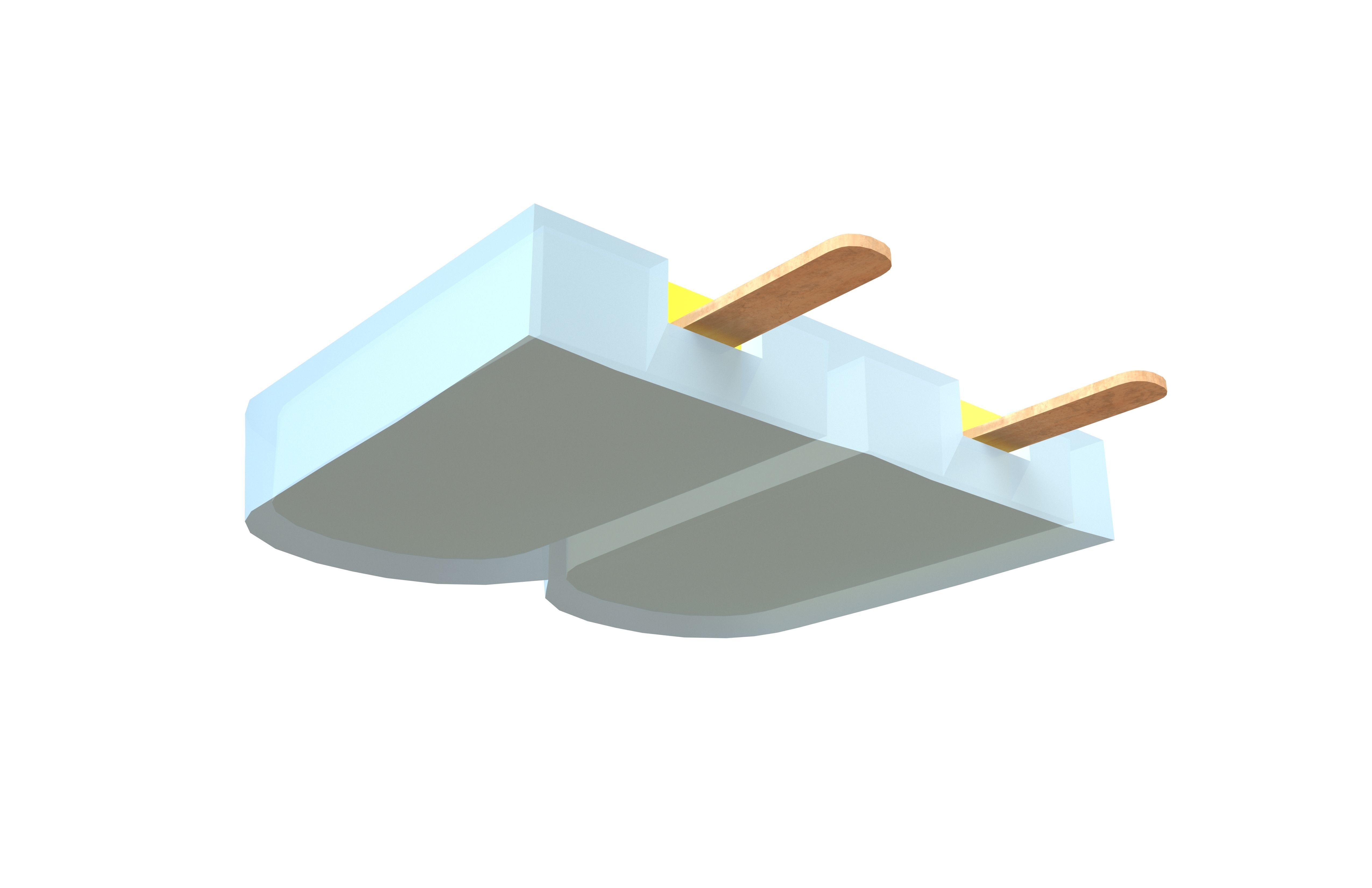 Ice Lolly With Mold v1 005 Low-poly 3D model_3