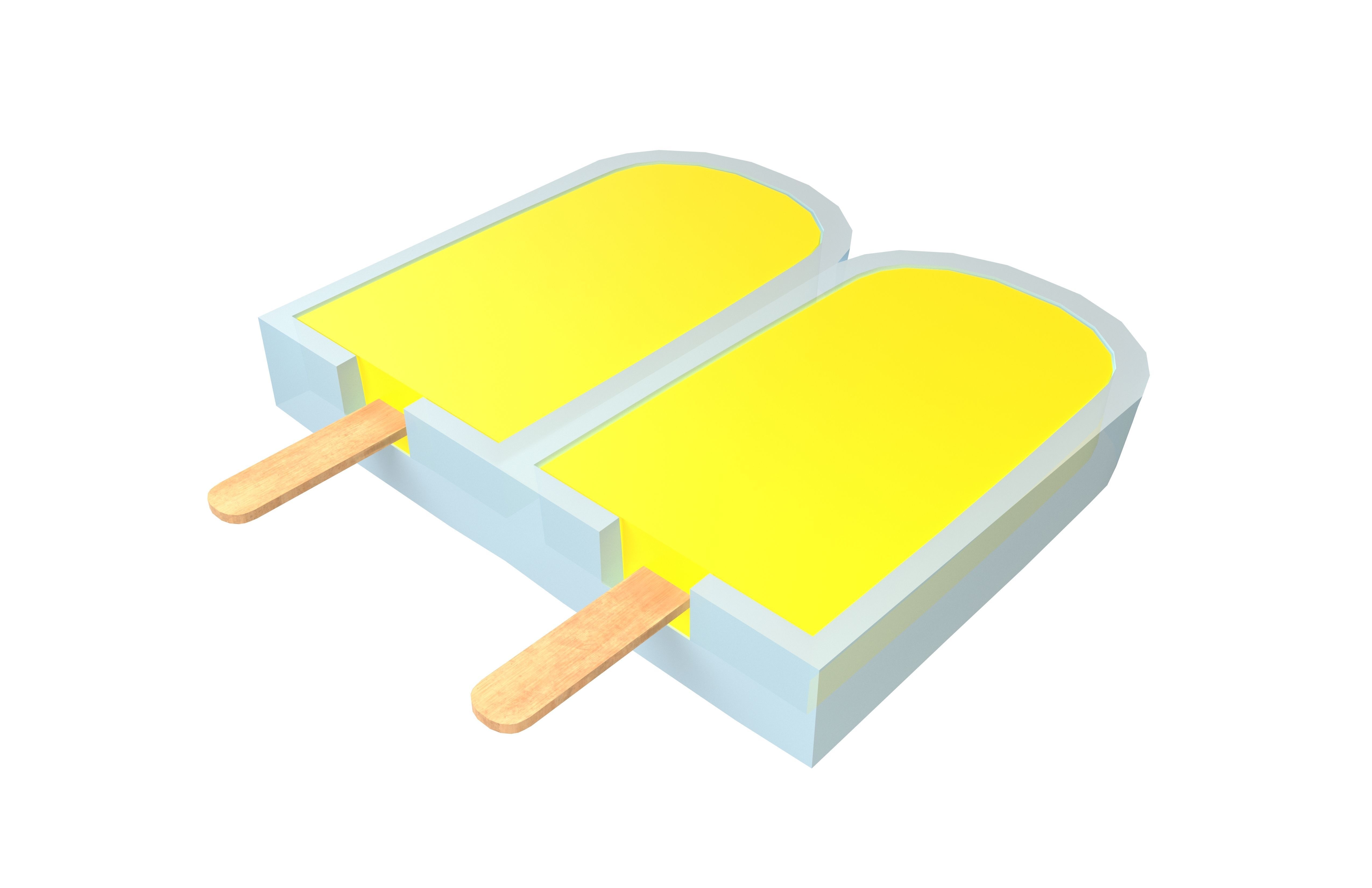 Ice Lolly With Mold v1 005 Low-poly 3D model_2