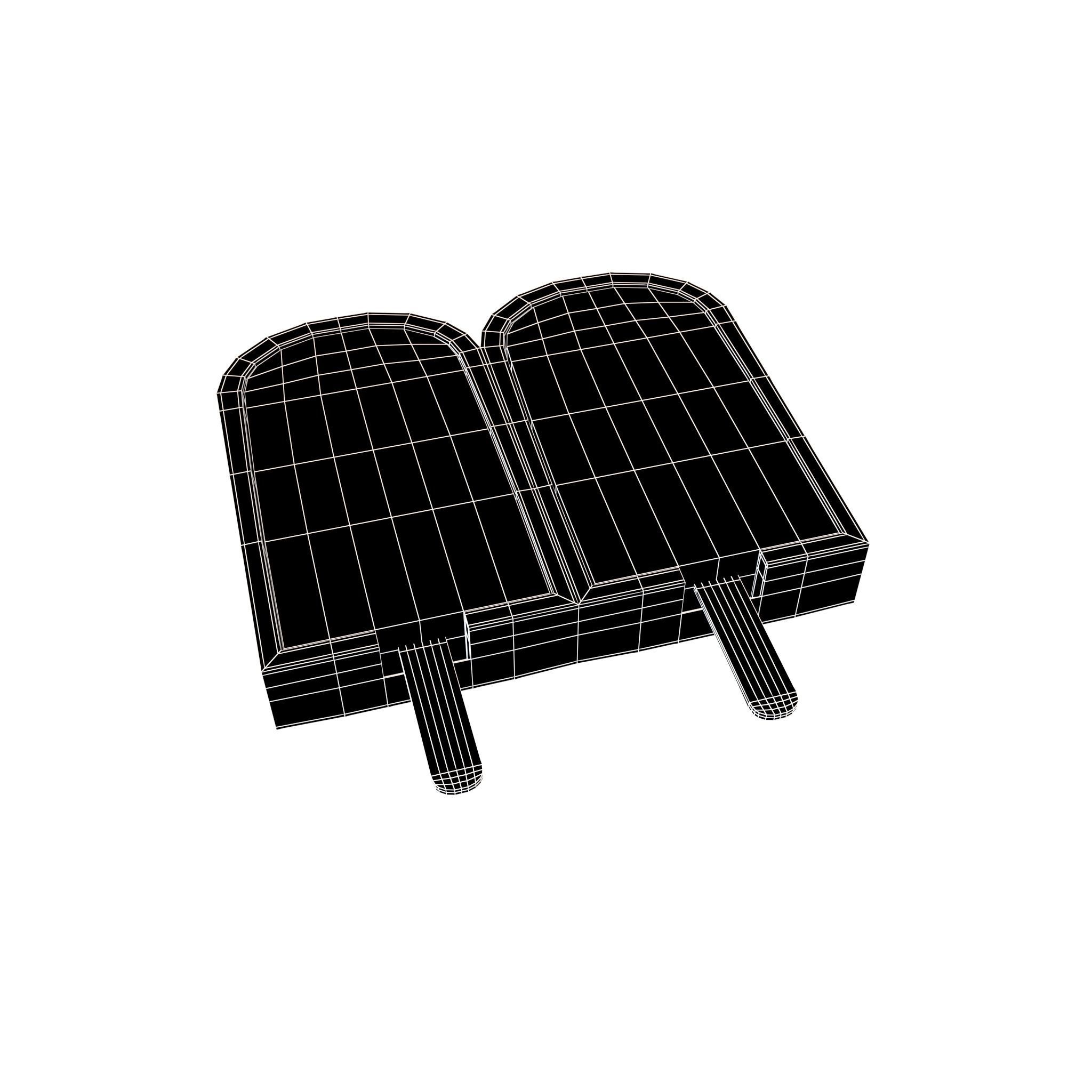 Ice Lolly With Mold v1 006 Low-poly 3D model_6