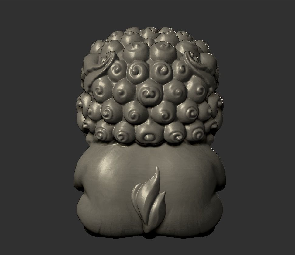 baby guardian lion 3D print model_1