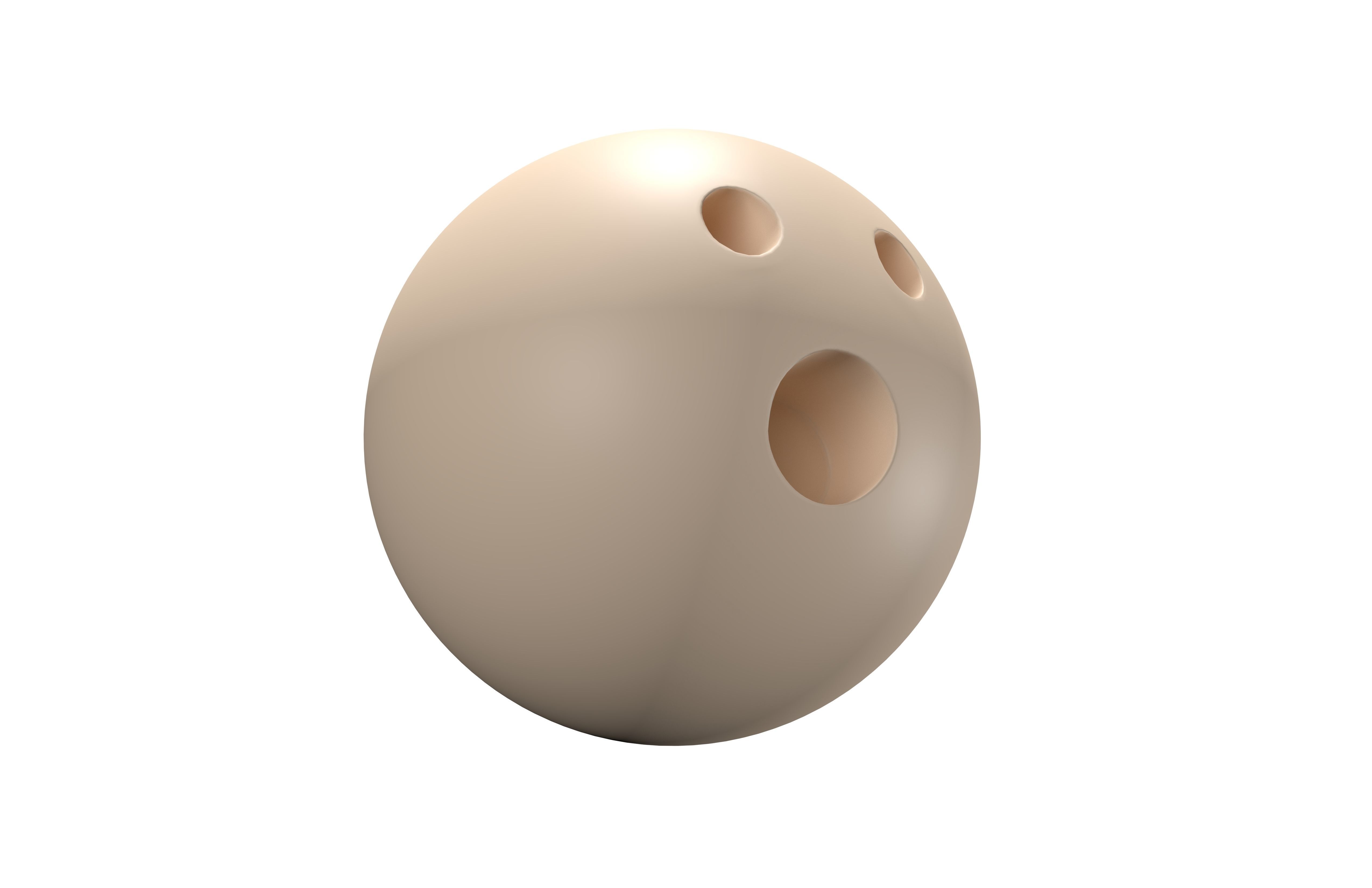 Face With Open Mouth 02 Low-poly 3D model_3