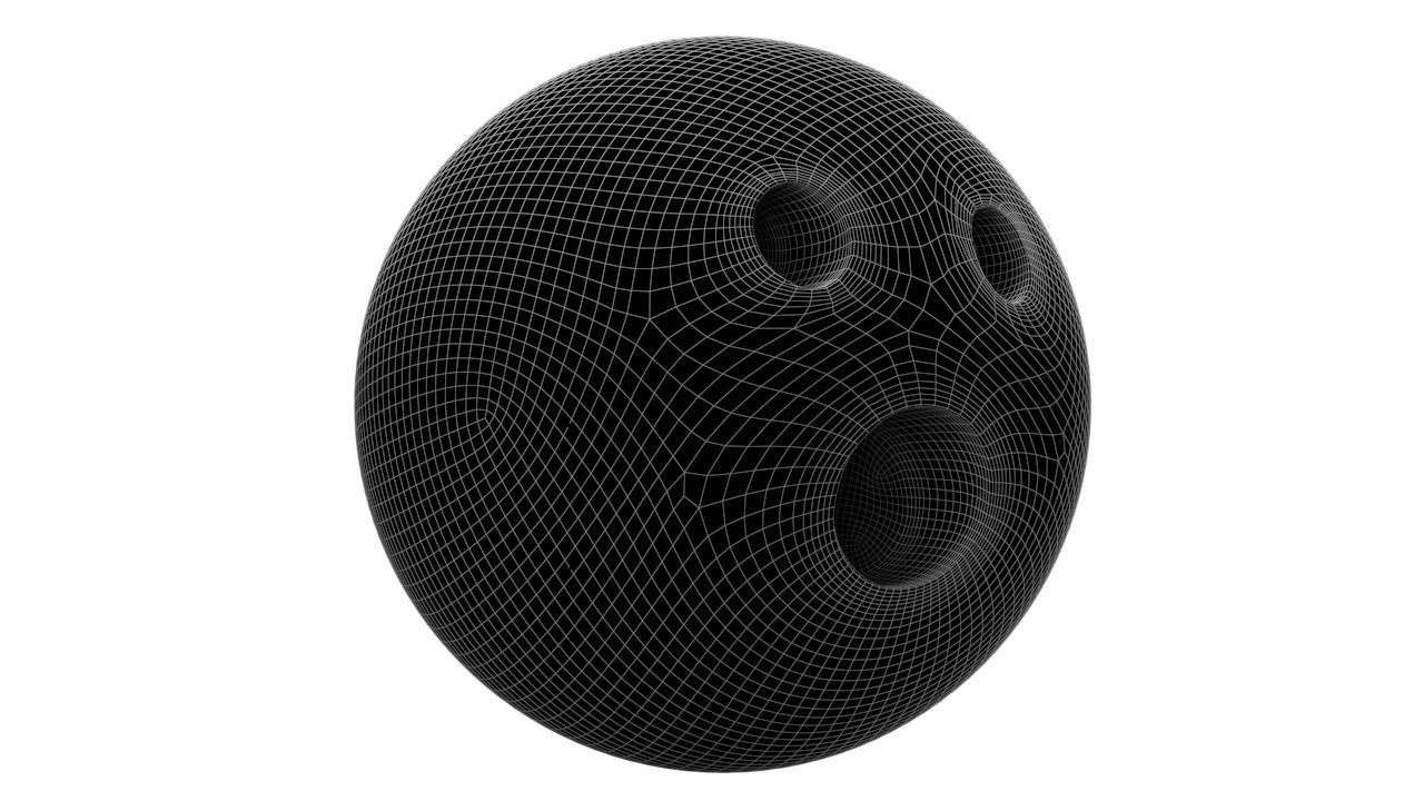 Face With Open Mouth 02 Low-poly 3D model_5