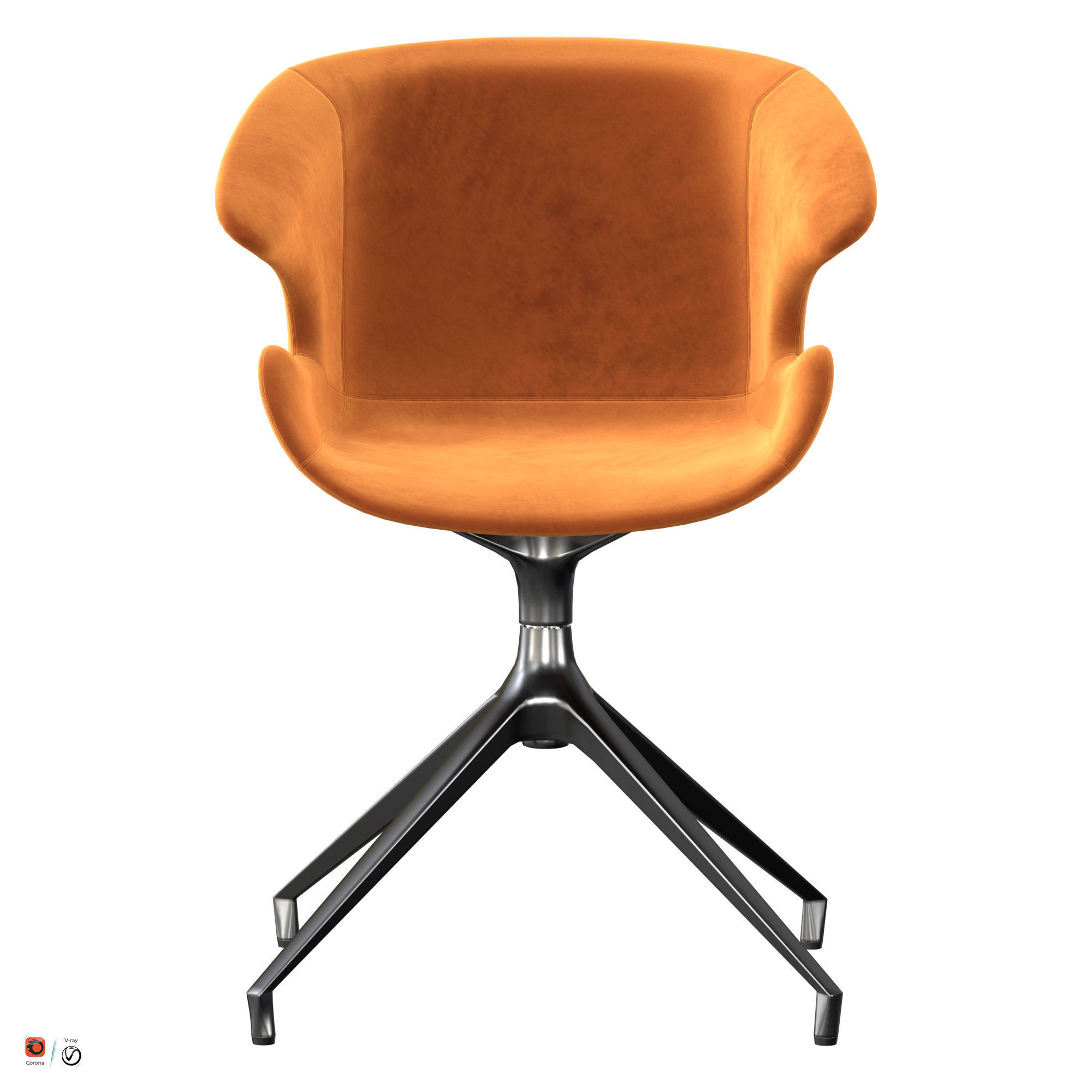 ZUIVER MIA ARMCHAIR 3D model_2