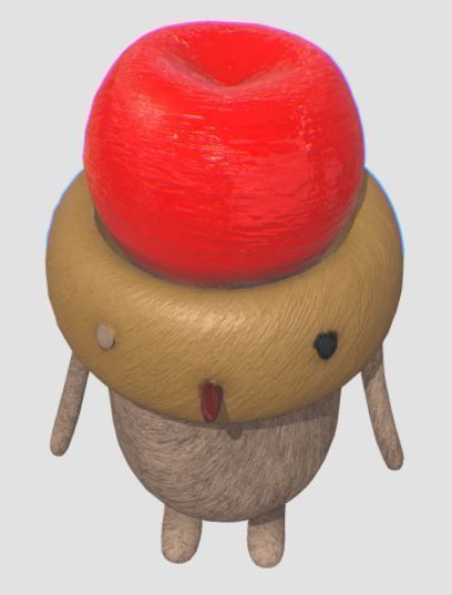 wooden character1 3D model_3