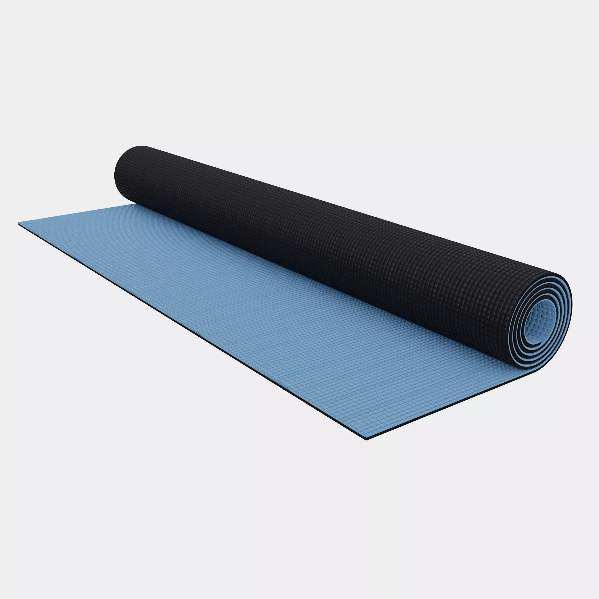 Yoga Mat Set 3D model