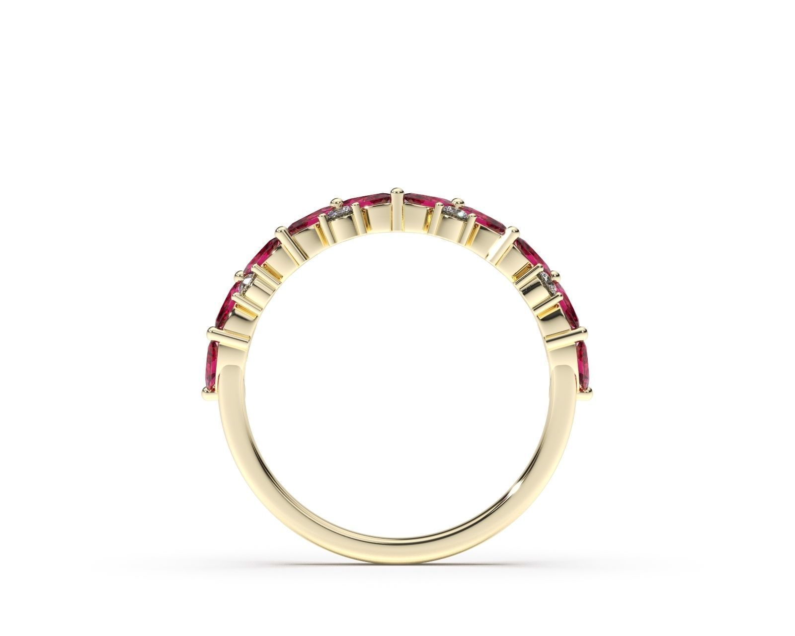 WEDDING RING MY059 3D print model_3