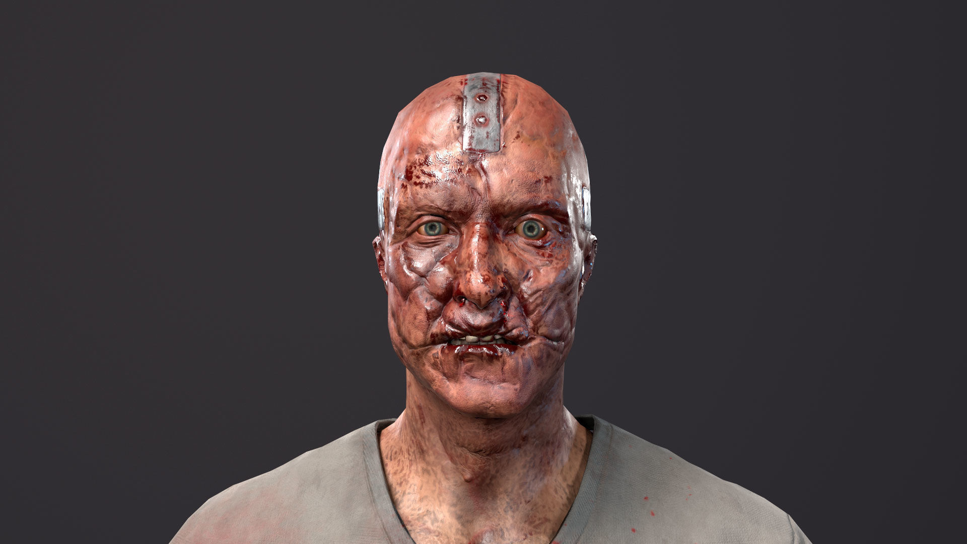 Psycho02 psycho - unreal engine Low-poly 3D model_12