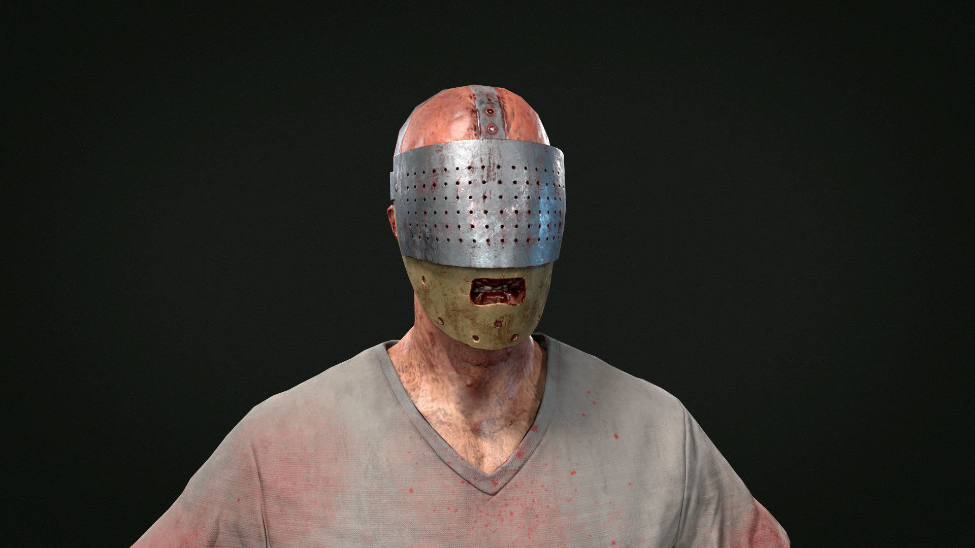 Psycho02 psycho - unreal engine Low-poly 3D model_13