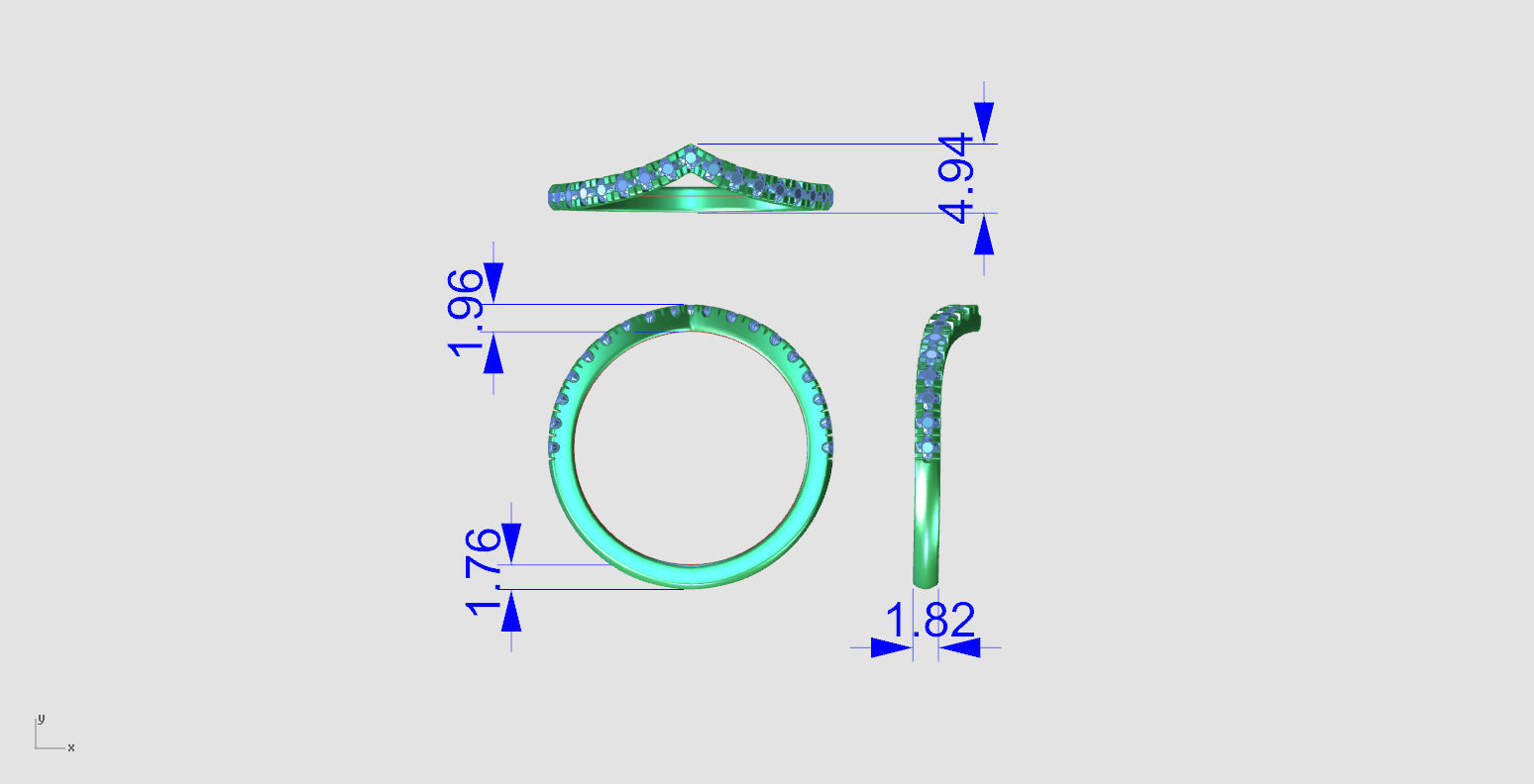 WEDDING RING MY063 3D print model_5