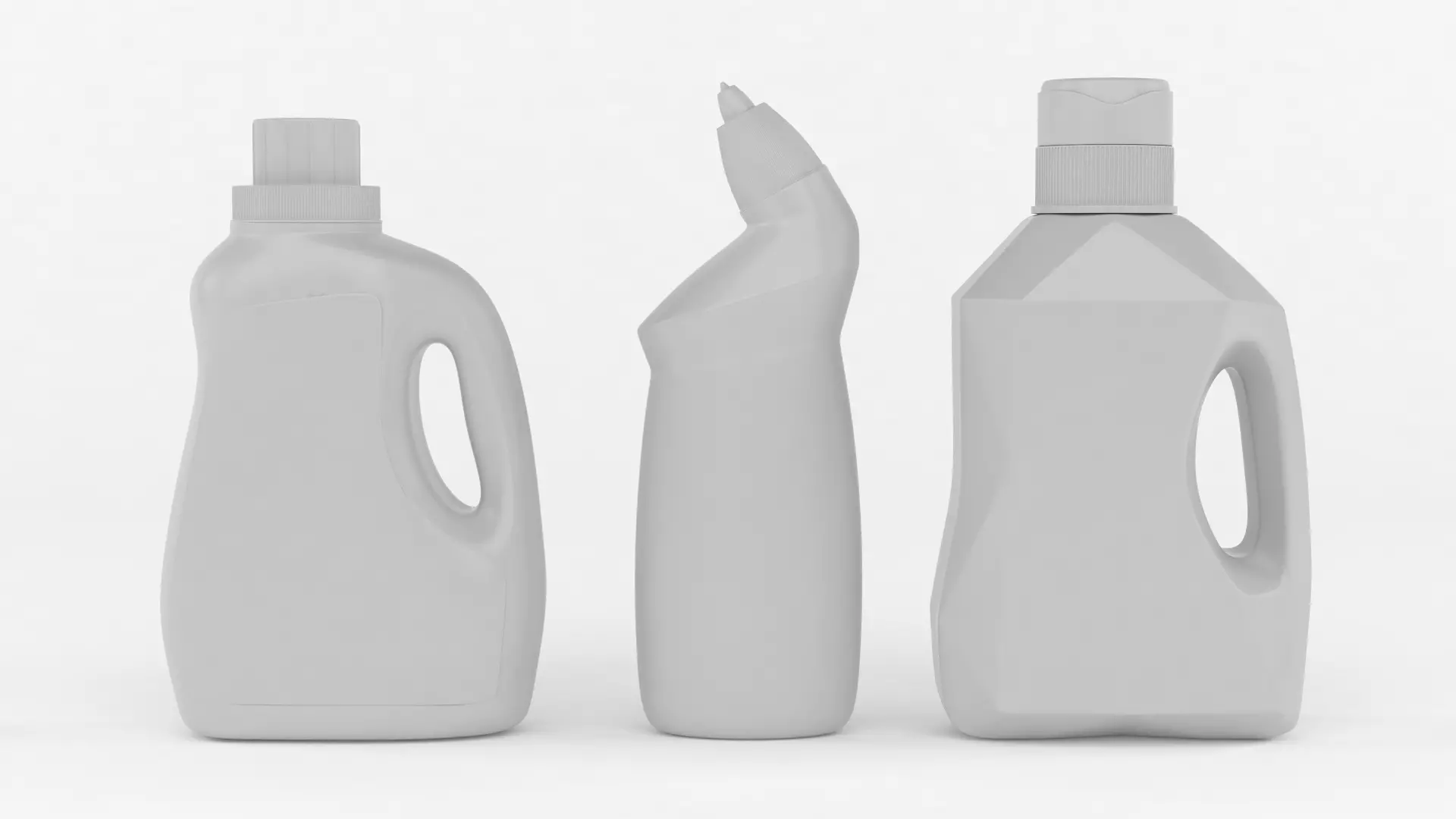 Plastic Bottles 3D model