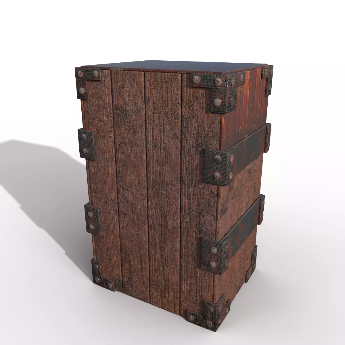 Nezuko Backpack Low-poly 3D model_0