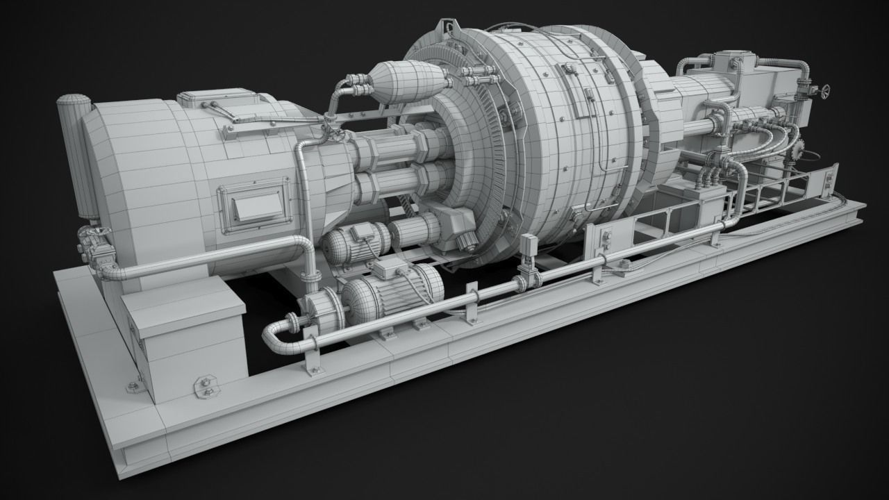 Machinery device 3D model_13