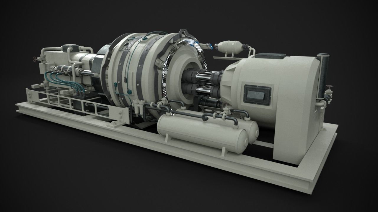 Machinery device 3D model_9