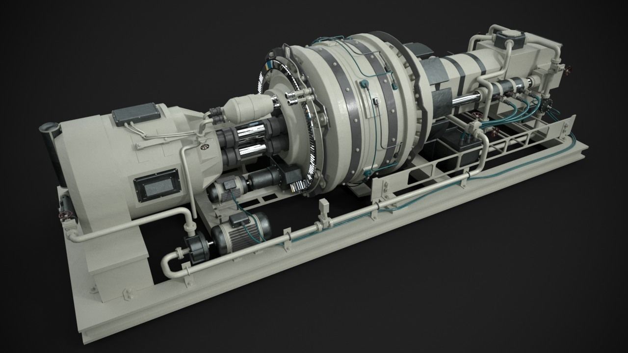 Machinery device 3D model_12