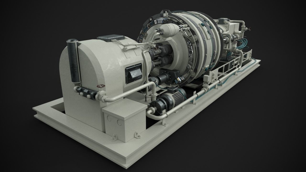 Machinery device 3D model_11