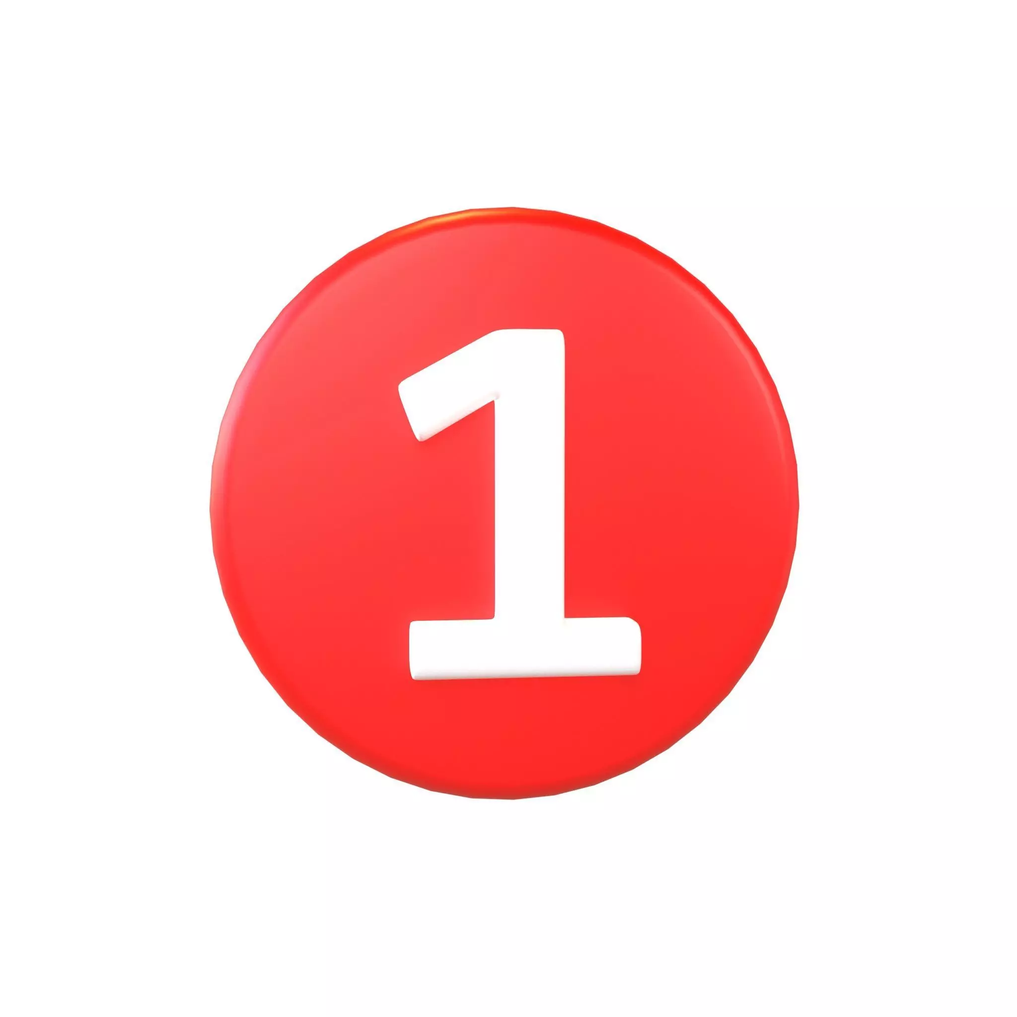 Notification Point Icon v1 001 Low-poly 3D model_0