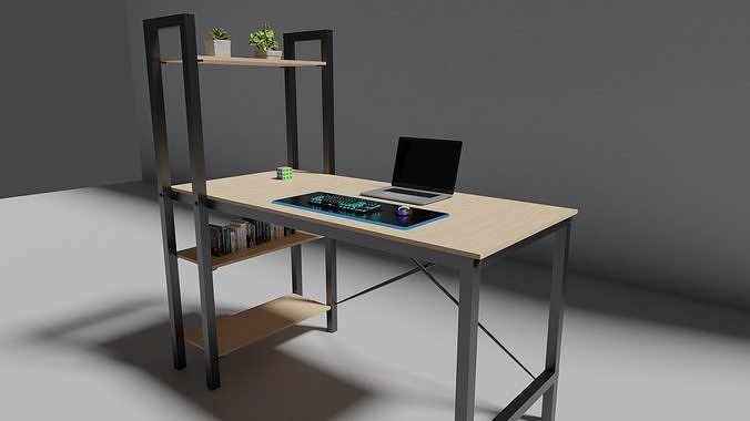 Desk Table Free 3D model