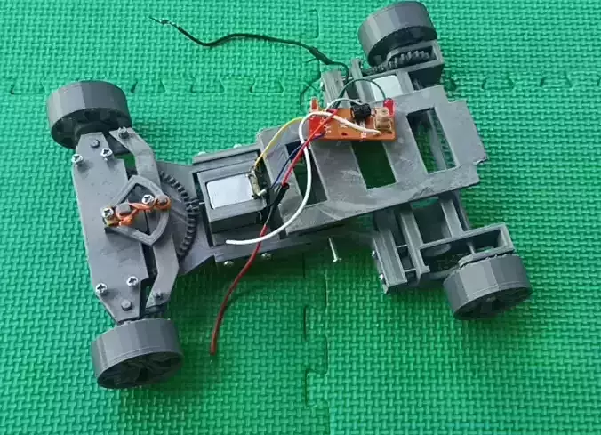rc car base chassis 3D print model