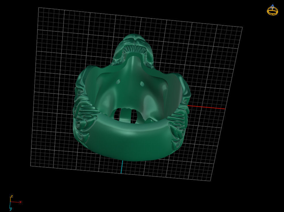 Lion king ring 3D print model_14