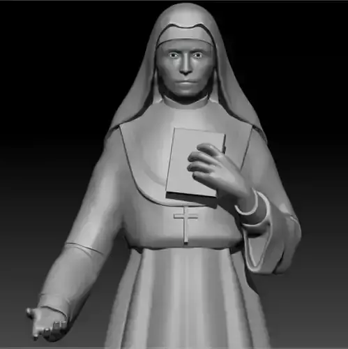 statue nun 