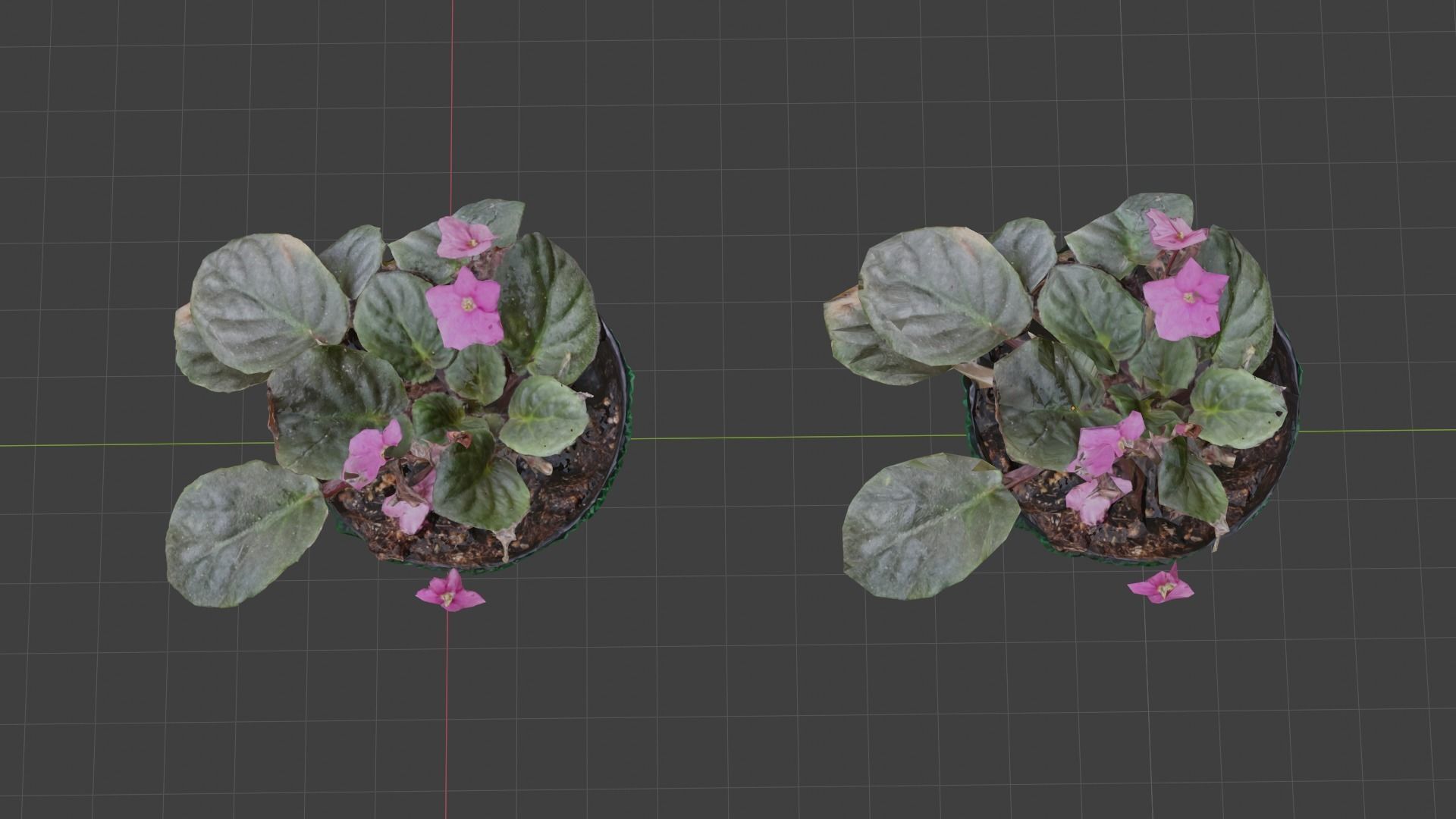 Little Flower Vase SCANNED Low-poly 3D model_2