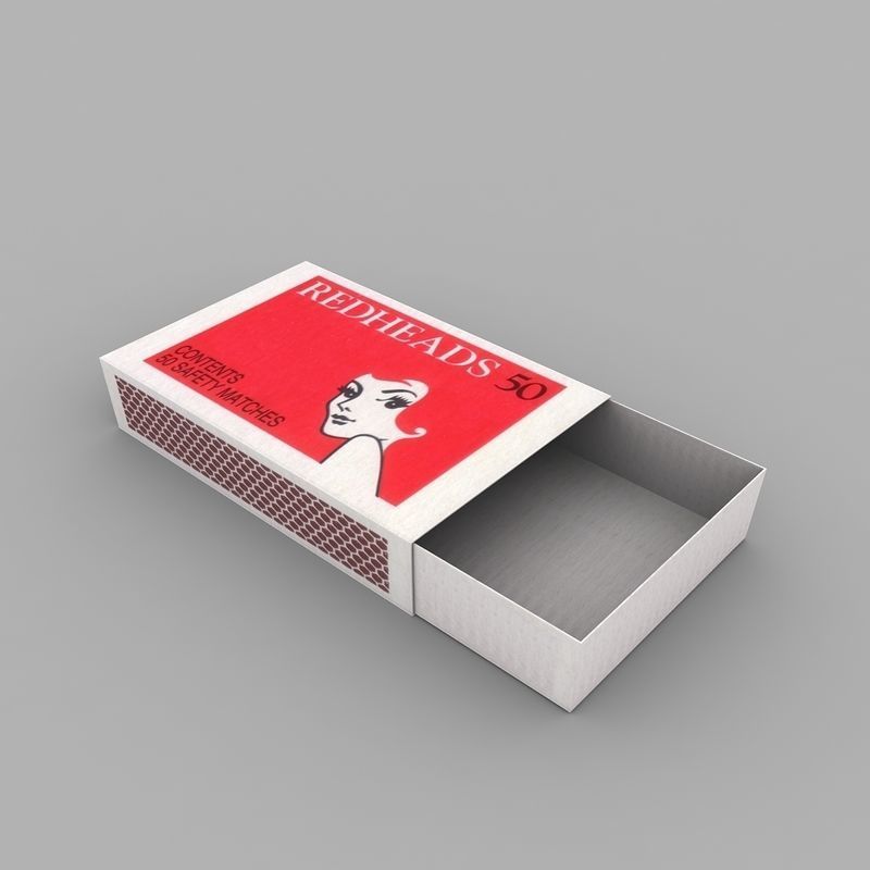 Match Box 3D model_2