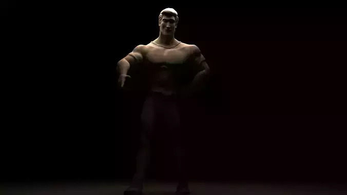 Base Mesh Male Rigged