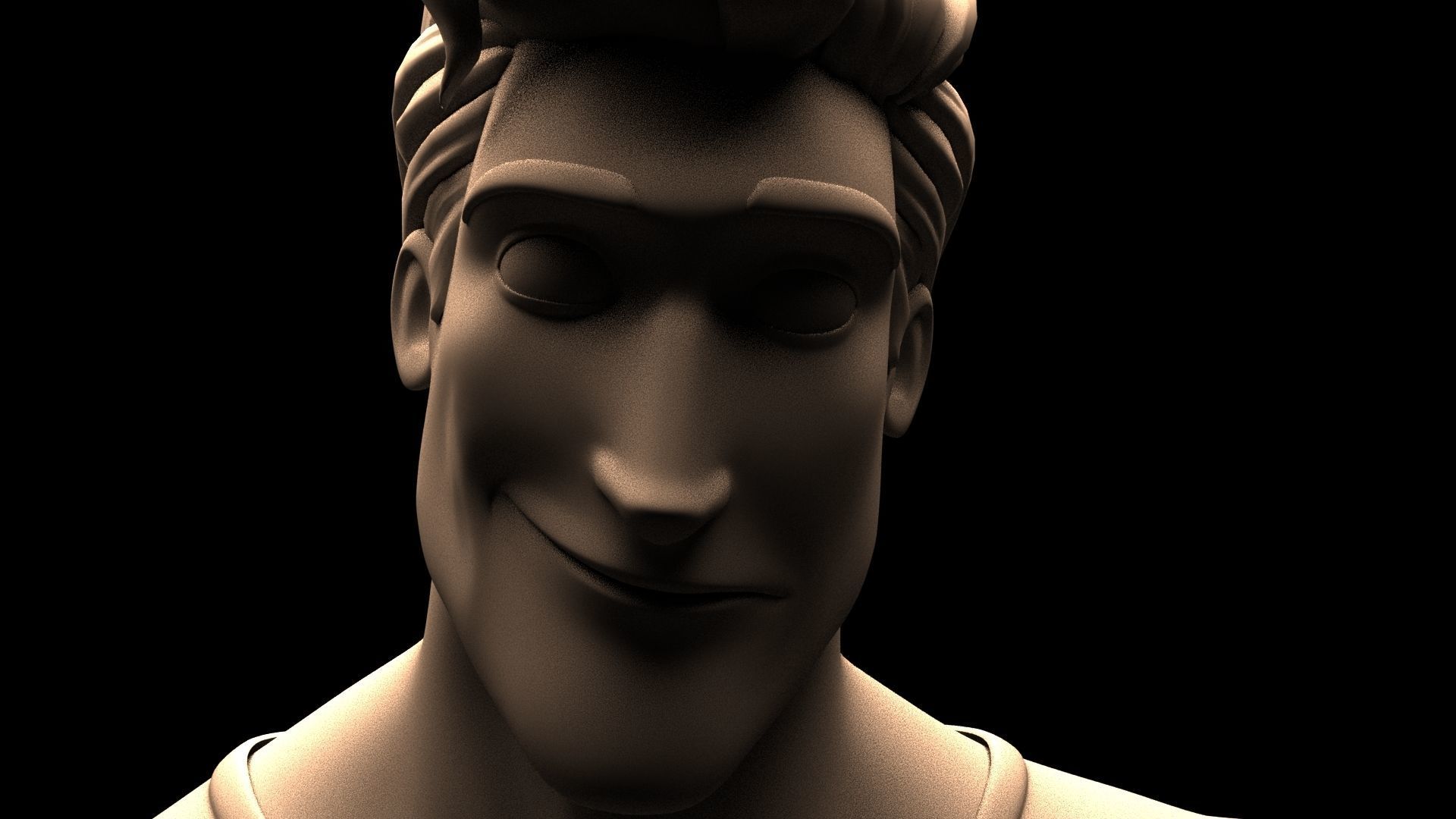 Base Mesh Male Rigged Free 3D model_2