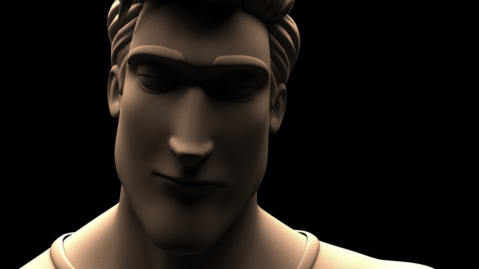 Base Mesh Male Rigged Free 3D model_1