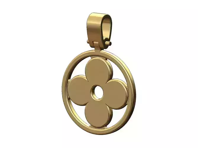 LV ornament charm pendant
