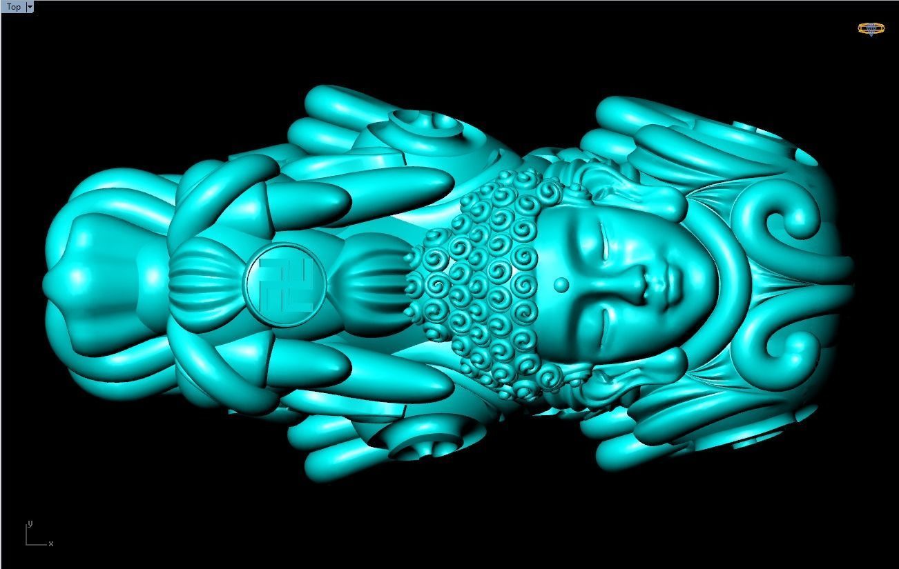 Pixiu Face Bracelet - Unicorn bracelet - Size 15 mm 3D print model_10