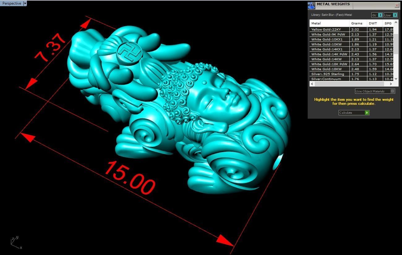 Pixiu Face Bracelet - Unicorn bracelet - Size 15 mm 3D print model_5