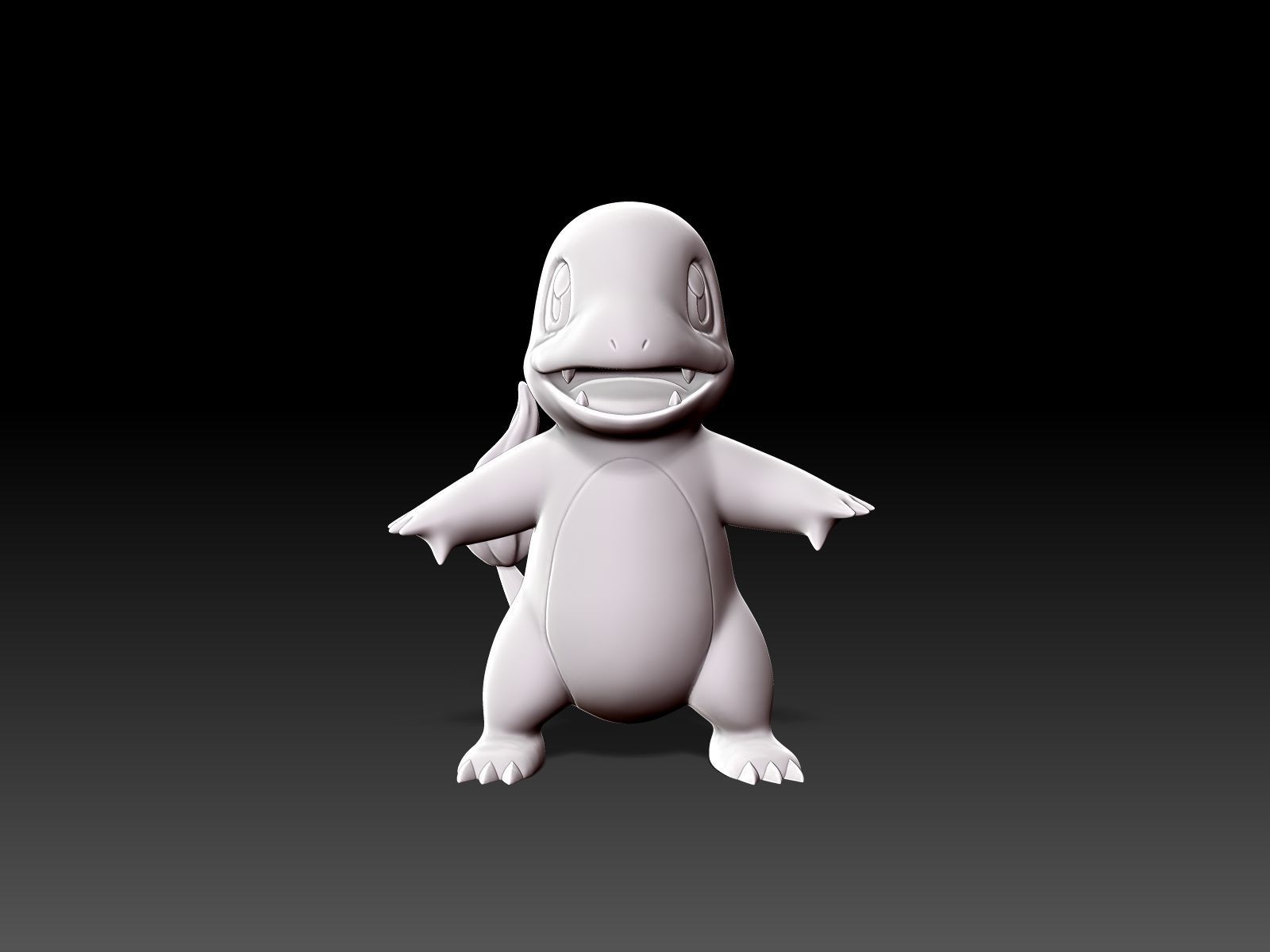 Pokemon Charmander 3D Print model 3D print model_7