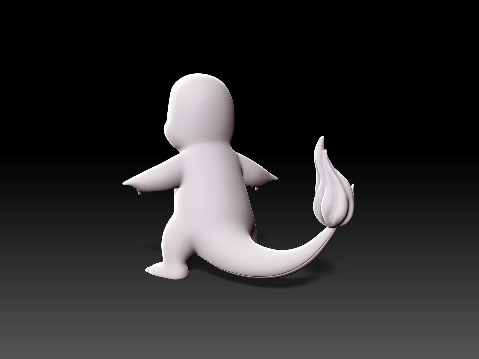 Pokemon Charmander 3D Print model 3D print model_10