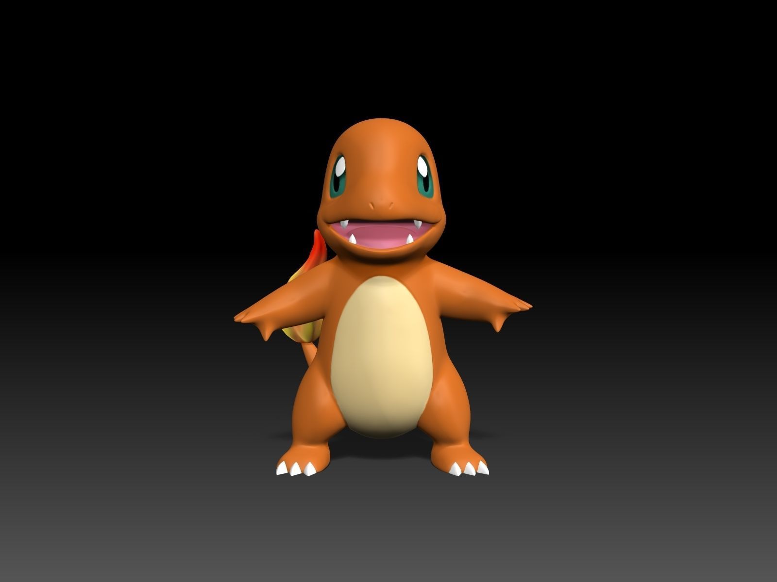 Pokemon Charmander 3D Print model 3D print model_2