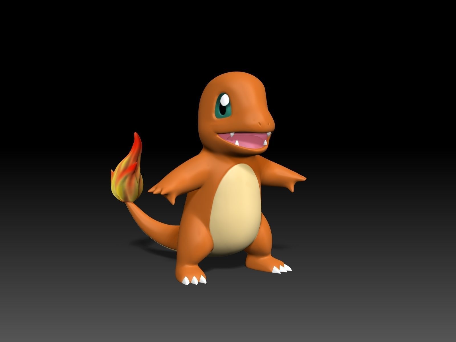 Pokemon Charmander 3D Print model 3D print model_1