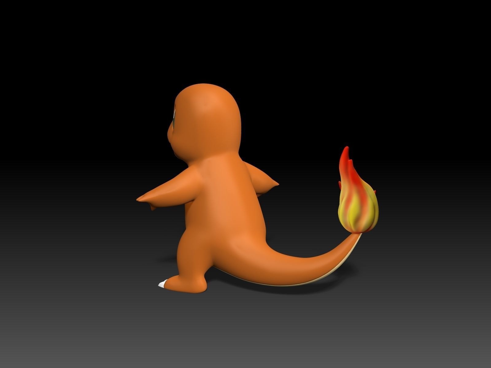 Pokemon Charmander 3D Print model 3D print model_3