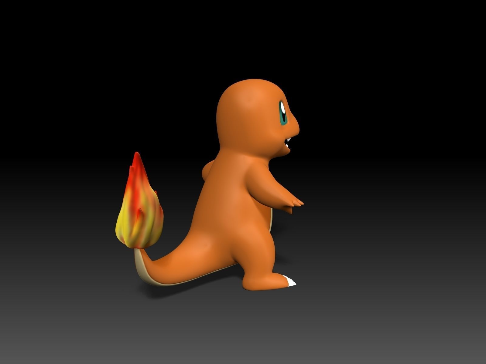 Pokemon Charmander 3D Print model 3D print model_4
