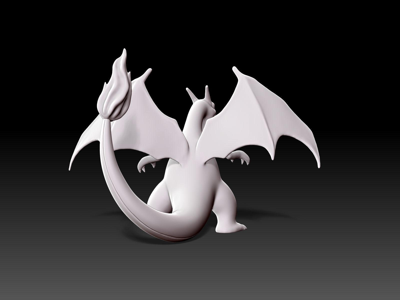 Pokemon Charizard Charmeleon Charmander 3D Print model 3D print model_7