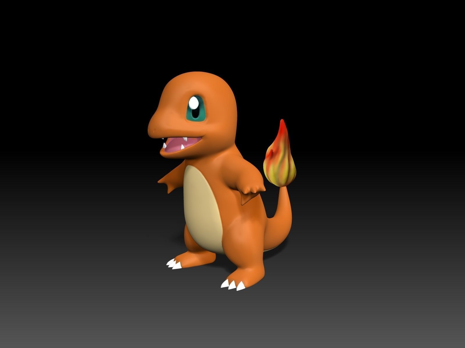 Pokemon Charizard Charmeleon Charmander 3D Print model 3D print model_13