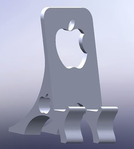 Apple Iphone Holder  3D print model